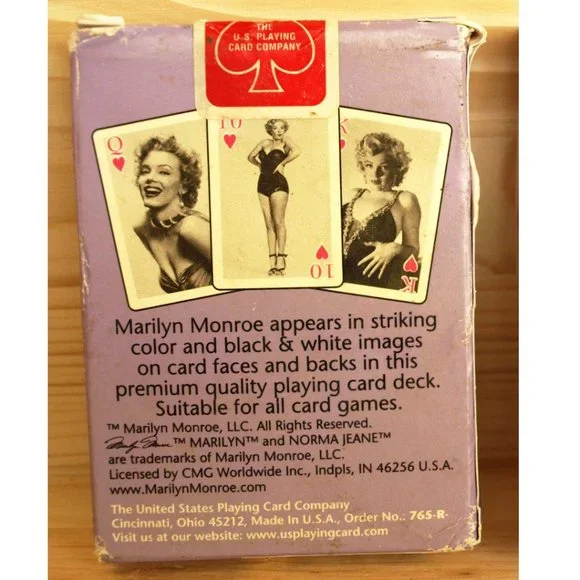2 Decks of budoir Marilyn Monroe Sealed Playing Cards - Picture 4 of 6